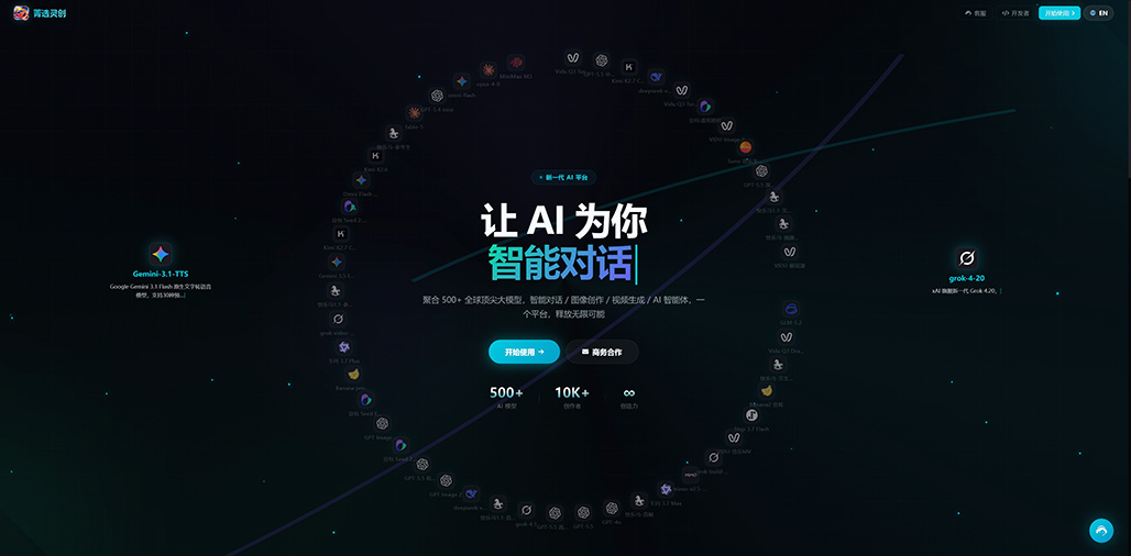 菁选灵创AIGC平台工作流概览